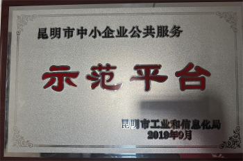 2019年云南省中小企業公共服務示范平臺